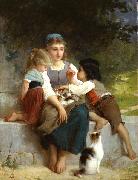 Emile Munier The New Pets oil